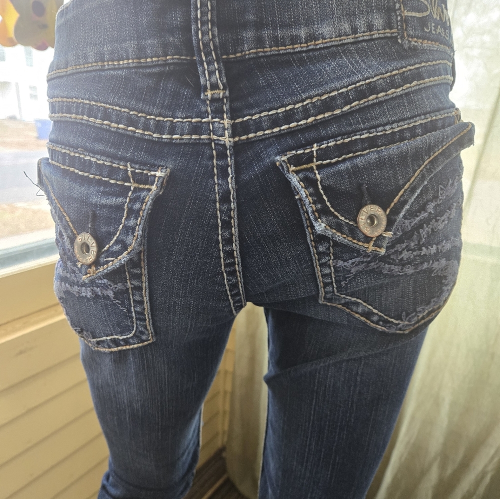 Silver jeans